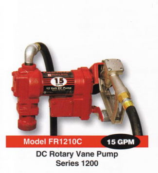 Fill-Rite #FR1210C  12 Volt Fuel Pump / No Meter (15 Gpm)  FR1210C
