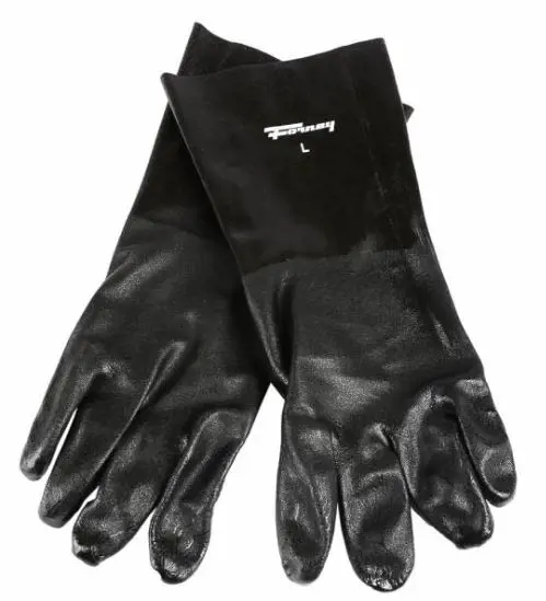 Image 1 for #F53354 Premium PVC Chemical Gloves (Size L)