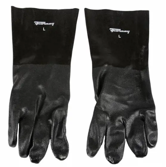 Image 3 for #F53354 Premium PVC Chemical Gloves (Size L)
