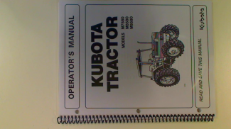 Kubota M7580/ M8580/ M9580 Owners Manual  Part #33960-99713