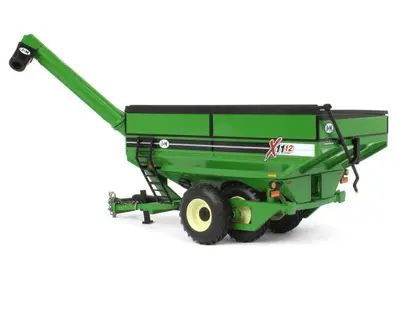 Image 4 for #JMM 020 1:64 J&M X1112 Grain Cart w/ Duals - Green