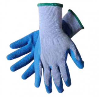 New Holland #BCNH6505L  Blue Rubber Work Gloves