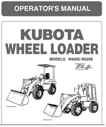Kubota #97899-10142 R420S/R520S Shop Manual 