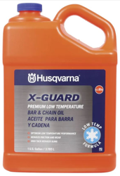 Husqvarna #593152901 X-Guard Low Temp Bar & Chain Oil 1 case, 1 gallon bottles