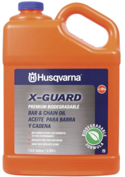 Husqvarna #593153001  X-Guard Biodegradable Bar & Chain Oil  1 case, 1 gallon bottles